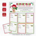 customizable christmas candy gram sheet